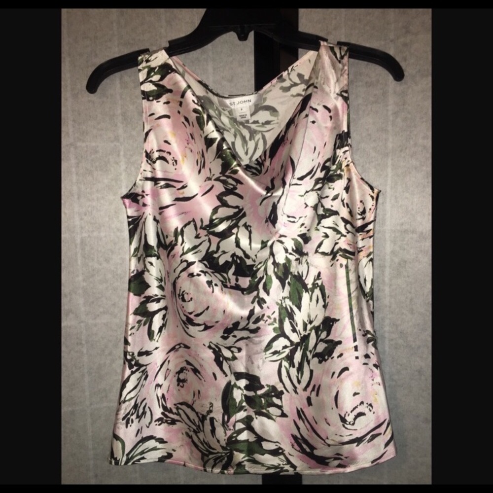 St John silk top